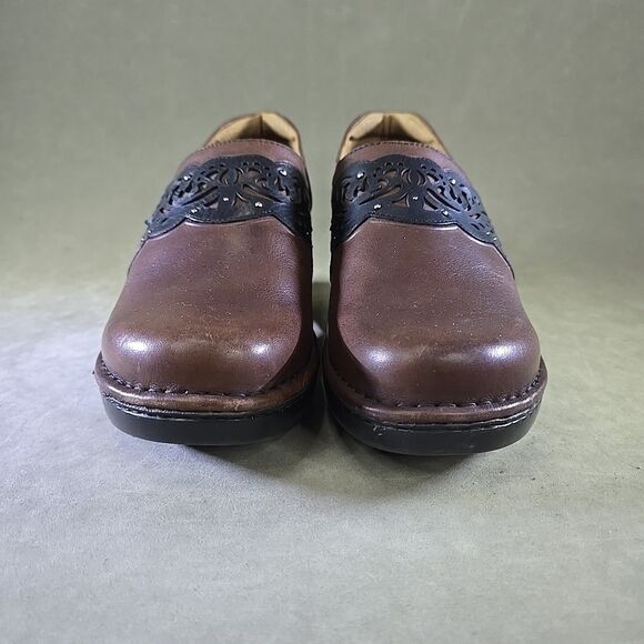 Ariat Shoes Womens Size 10B Leather Slip On Comfort Clog Floral 20838 - Picture 2 of 11